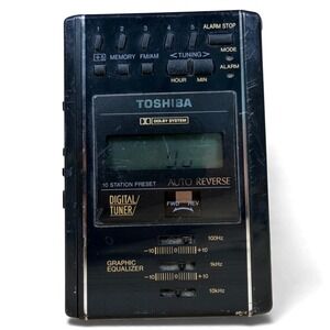 Toshiba KT-4548 Stereo Radio Cassette Player Digital Tuner‎ Dolby System *READ*